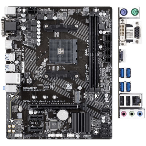 

GIGABYTE GA-A320M-S2H V2 (GA-A320M-S2H V2)