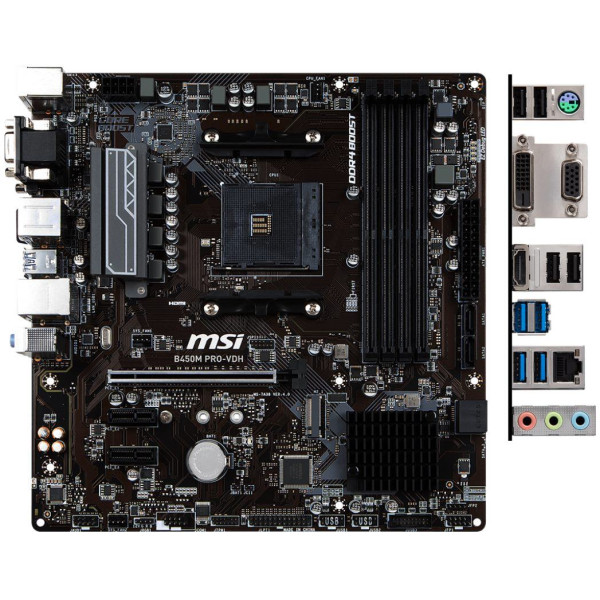 

Материнская плата MSI B450M PRO-VDH PLUS
