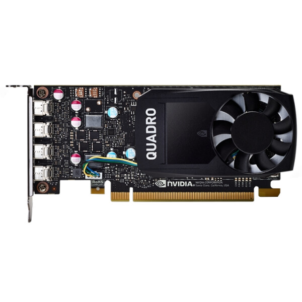 

Видеокарта HP NVIDIA Quadro P1000 4GB Graphics (1ME01AA)