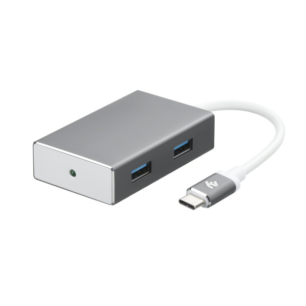 

Адаптер 2Е Type-C to 4*USB3.0, Hub Aluminum, 0.20 м