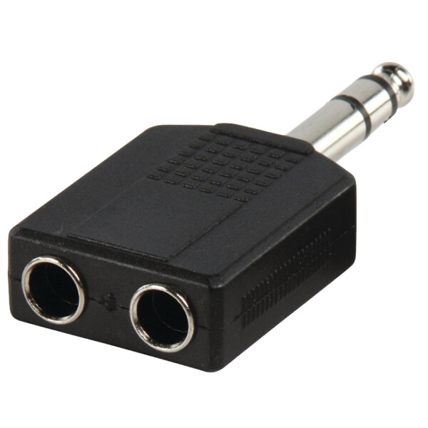 

Сплиттер Jack 6.3 (папа) / 2 Jack 6.3 (мама) Stereo Black