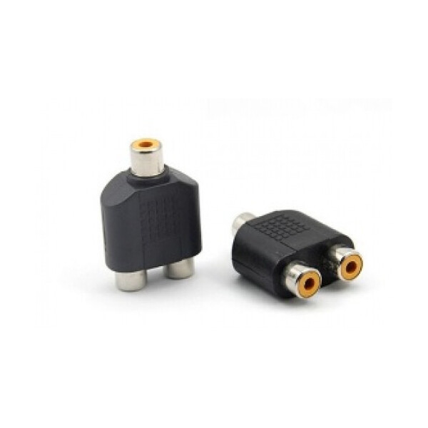 

Сплиттер RCA (мама) / 2 RCA (мама) Black