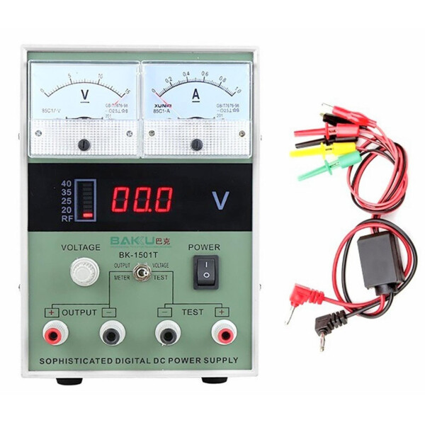 

Блок питания с стрелочной индикацией BAKKU BK 1501T