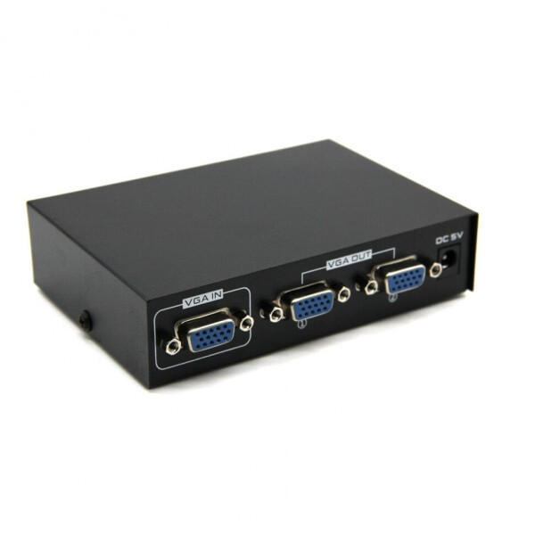 

Активный сплиттер VGA сигнала 200MHz 2 Port, DC5V 2A