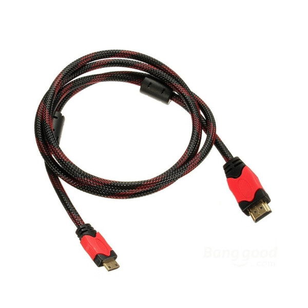 

Кабель HDMI (папа) A-C mini (папа), 1.5m, черный, Пакет, Q100
