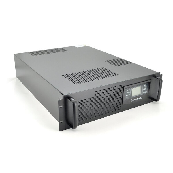 

ИБП с правильной синусоидой ONLINE RT-10KL-LCD, RACK 10000VA (9000Вт), 192В, Ток макс. 5A, под внешний АКБ, (482*600*130), Q1