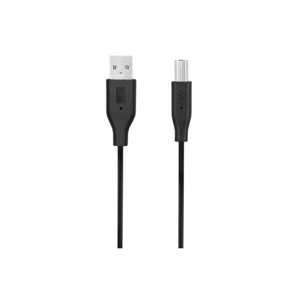 

Кабель 2E USB 2.0 (AM/BM) DSTP 1.8 m Black (2E-W-3169m1.8)