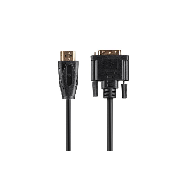 

2E Кабель HDMI TO DVI 24+1, Molding Type, 1.8m, Black