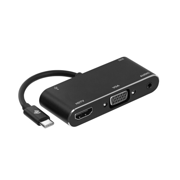 

2E Type C to USB 3.0+AUX+HDMI+VGA+USB Type C, 0.15m, black