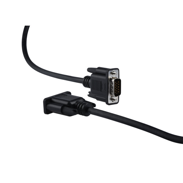 

2E Кабель SVGA - SVGA HD 15Pin (M/M), Molding Type, black, 1.8m