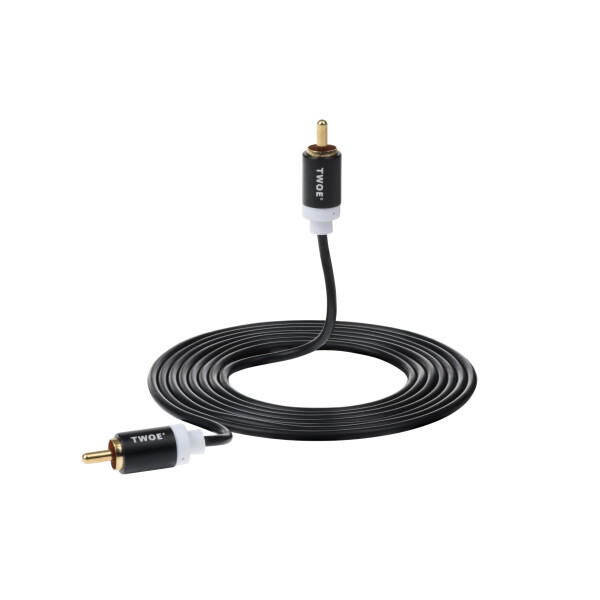 

2E Кабель 1RCA (M) -1RCA (M), Al, black, 1.8m