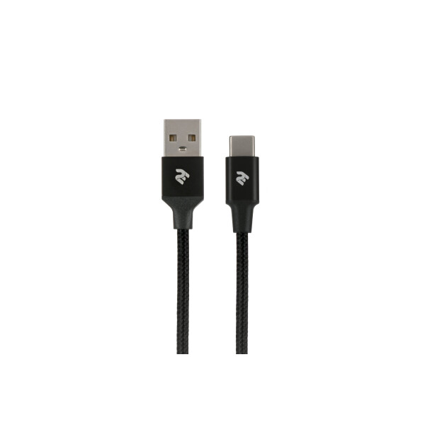 

Кабель 2E USB 2.0 to Type-C Alumium Shell Cable Black 1m (2E-CCTAL-1M)