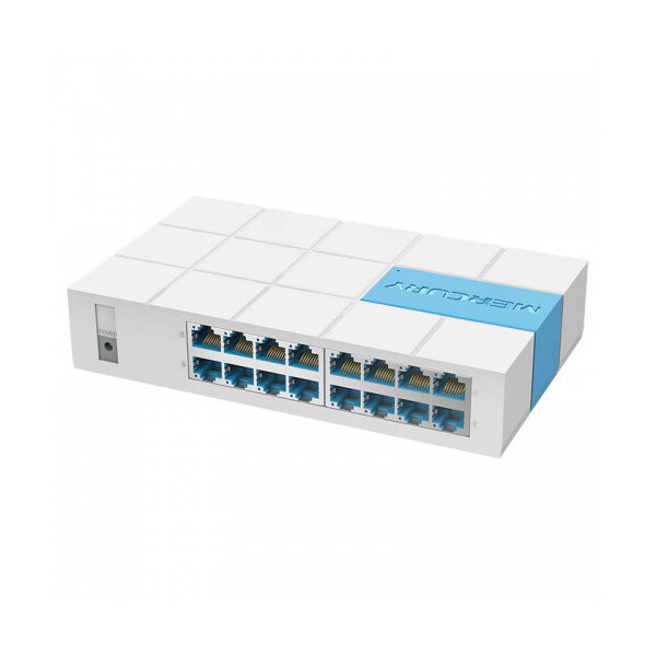 

Коммутатор Mercury S116M, 16 портов Ethernet 10 / 100 Мбит / сек, BOX Q14 (280*225*67) 0.56 кг (185*110*38)