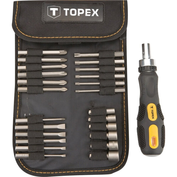 

Насадки TOPEX и переменные головки с держателем, набор 26 шт. * 1 уп.
