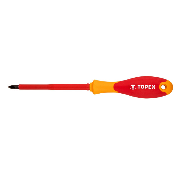 

Отвертка TOPEX крестовая 1000В, PH2 x 100 мм