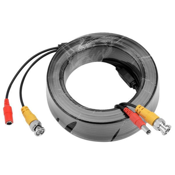 

Патчкорд комбинированный коаксиальный+питание BNC+DC 25m, черный, Q65