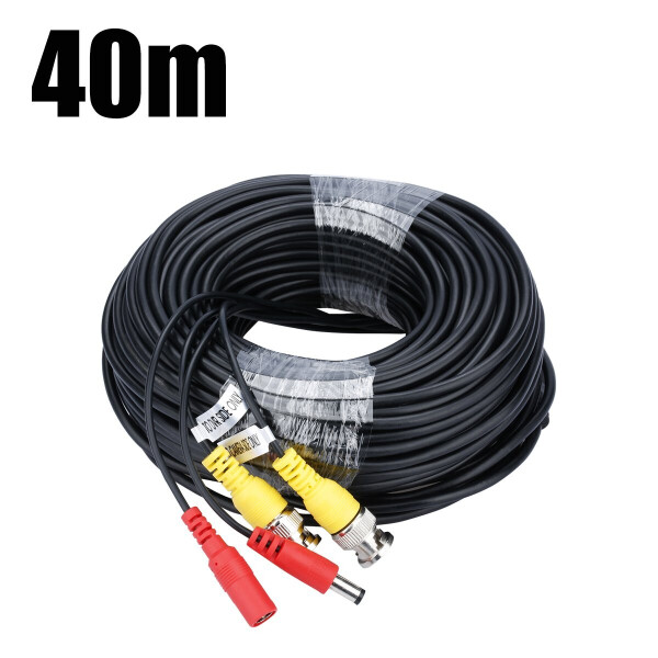 

Патчкорд комбинированный коаксиальный+питание BNC+DC 40m, черный
