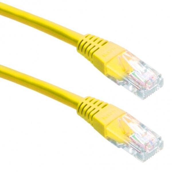 

Патч-корд литой RITAR, UTP, RJ45, Cat.5e, 2m, желтый, Cu (медь) Q300