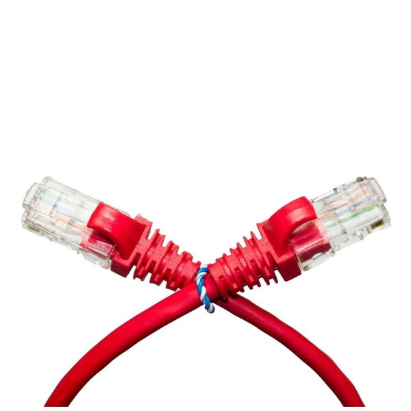 

Патч-корд литой RITAR, CCA, UTP, RJ45, Cat.5e, 0,3m, красный Q710