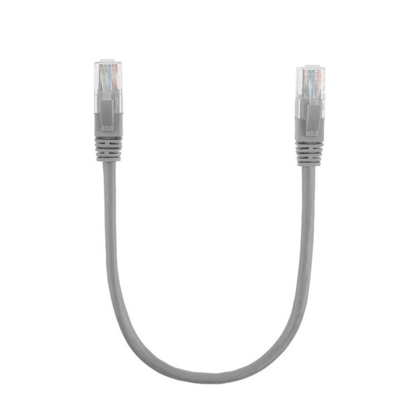

Патч-корд литой RITAR, CCA, UTP, RJ45, Cat.5e, 0,3m, серый Q710