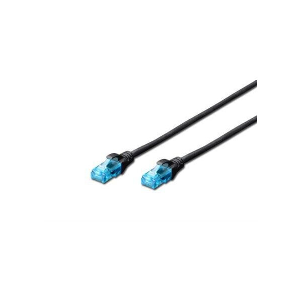 

Патч-корд DIGITUS CAT 5e UTP, 3м, AWG 26/7, CCA, PVC, чорний