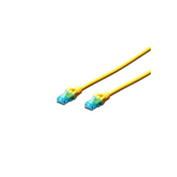 

Патч-корд DIGITUS CAT 5e UTP, 1м, AWG 26/7, CCA, PVC, жовтий