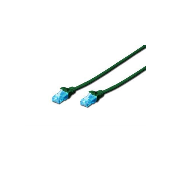 

Патч-корд DIGITUS CAT 5e UTP, 1м, AWG 26/7, CCA, PVC, зелений