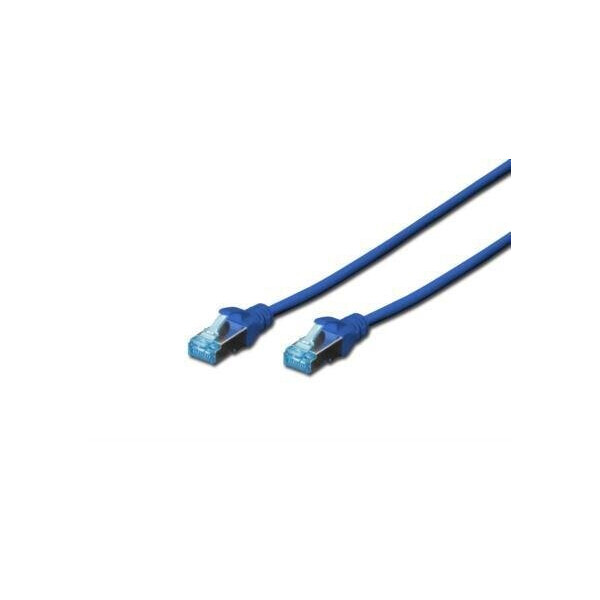 

Патч-корд CAT.5e, SF-UTP, 0.5м, AWG 26/7, синього кольору