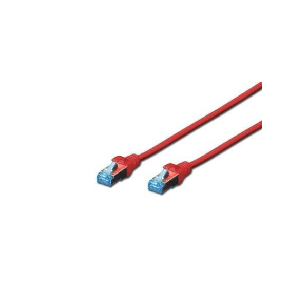 

Патч-корд CAT.5e, SF-UTP, 0.5м, AWG 26/7, червоного кольору
