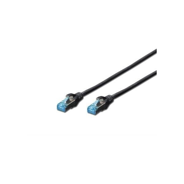 

Патч-корд CAT.5e, SF-UTP, 0.5м, AWG 26/7, чорного кольору