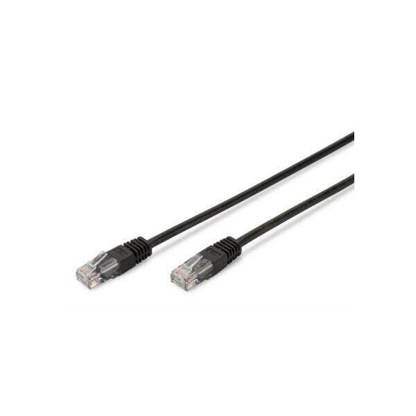 

Патч-корд DIGITUS CAT 5e UTP, 1м, AWG 26/7, PVC, чорного кольору