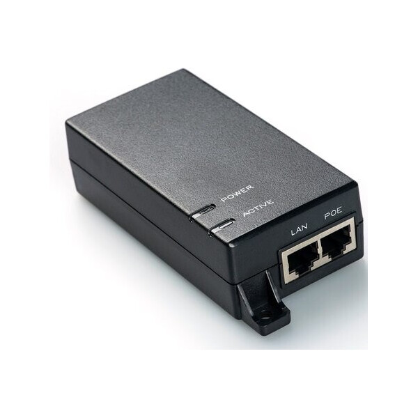

PoE-Інжектор DIGITUS PoE 802.3af, 10/100/1000 Mbps, Output max. 48V, 15.4W