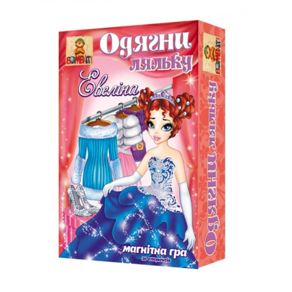 

Магнитная игра "Одень куклу: Эвелина"