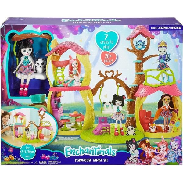 

Игровой набор Enchantimals Лесной домик панды Panda Tree House Playset FCG94