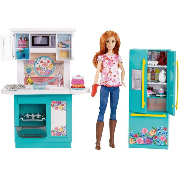 

Кукла Barbie и кухня Ри Драммонд as Pioneer Woman with Ree Drummond Doll Kitchen Playset GBG53