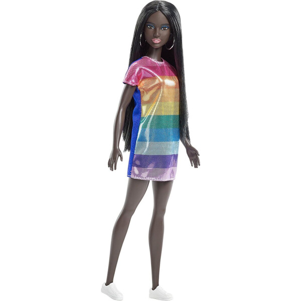 

Кукла Барби Модница Barbie Fashionista s Rainbow Sparkle Doll 90 FJF50