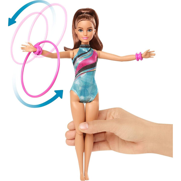 

Кукла Barbie Тереза художественная гимнастка Dreamhouse Adventures Teresa Spin 'n Twirl Gymnast Doll GHK24