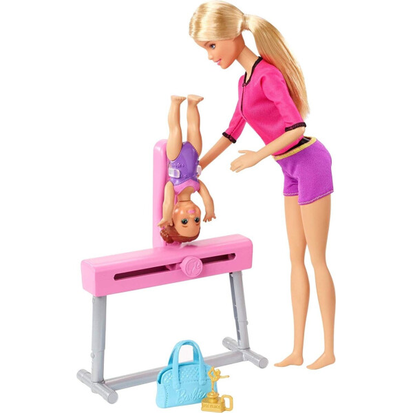 

Кукла Barbie Тренер по спортивной гимнастике Gymnastics Coach Doll Playset, Blonde FXP39