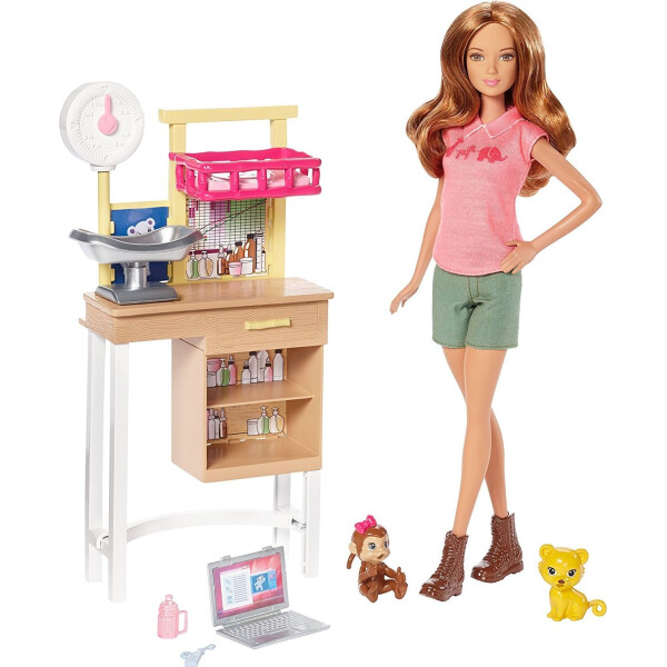

Кукла Barbie Я могу быть Ветеринар Zoo Doctor Playset DVG11