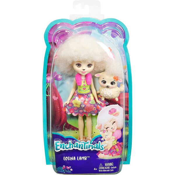 

Кукла Enchantimals Барашка Лорна и Флаг Lorna Lamb Doll with Flag FCG65