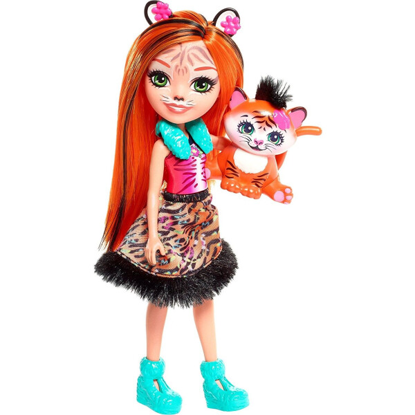 

Кукла Enchantimals Тигра Тэнзи и Тафт Tanzie Tiger Doll with Tuft FRH39