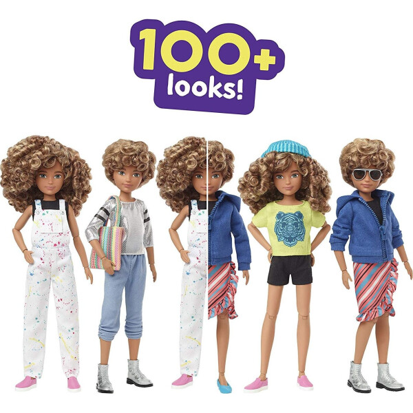 

Кукла с аксессуарами Creatable World Созидаемый мир, светлые кучерявые волосы GGG56