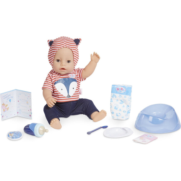 

Интерактивная Кукла пупс Беби Борн Мальчик Baby Born Interactive Boy Blue Eyes Zapf Creation 916809