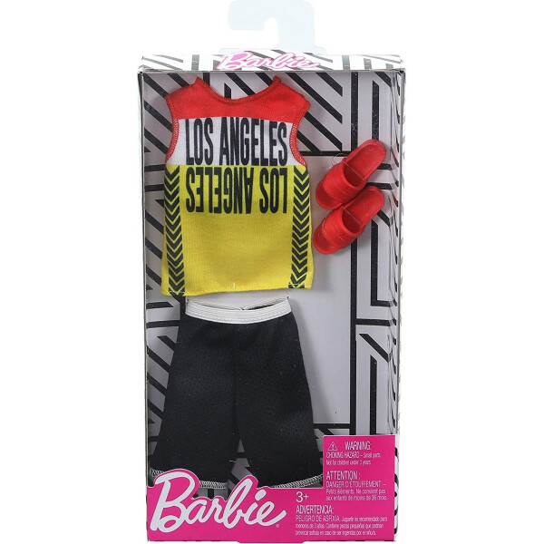 

Одежда для куклы Кена Barbie Ken Los Angeles Tank Black Shorts Fashion Pack GHX48