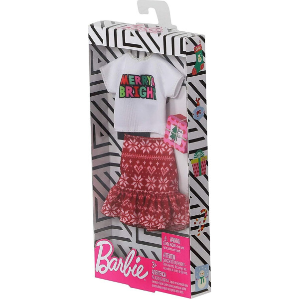 

Одежда для кукол Barbie Christmas Merry Bright Fashion Pack GGG52