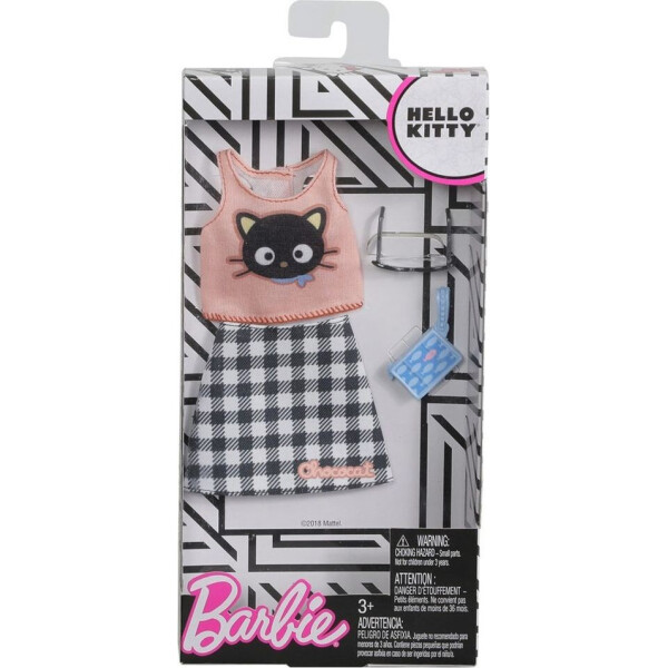 

Одежда для кукол Barbie Hello Kitty Chococat Tank Skirt Fashion Pack FXK80