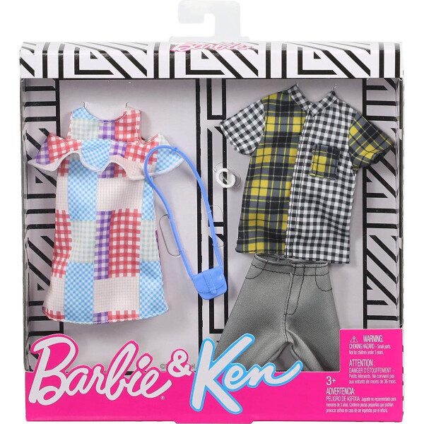 

Одежда для кукол и Кена Barbie Fashion Pack with Outfit and Accessory for Barbie and Ken Doll 4 GHX72