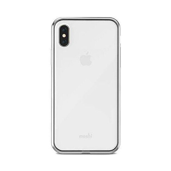 

Чехол-накладка Moshi Vitros Slim Stylish Protection Case Jet Silver for iPhone XS/X (99MO103201)