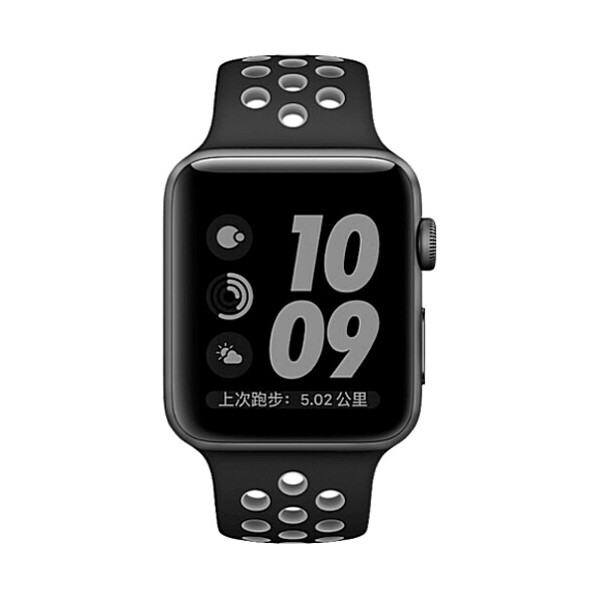 

Ремешок COTEetCI W12 Apple Watch Nike band 38mm Black/Grey (WH5216-BK-GY)