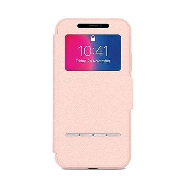 

Чехол-книжка Moshi Sensecover Slim Portfolio Case with Touch Cover Luna Pink for iPhone XS/X (99MO072309)
